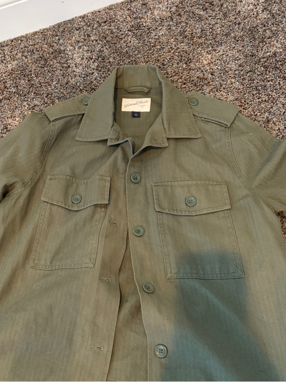 Universal Thread Olive Green Military-Style Utility Jacket